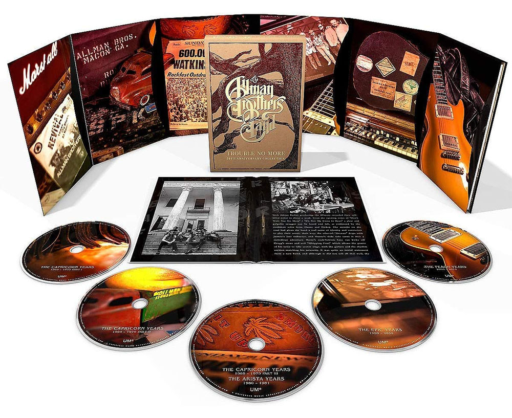 オールマン・ブラザーズ・バンド デビュー50周年記念5CDアンソロジー 未発表音源も7曲収録|ロック