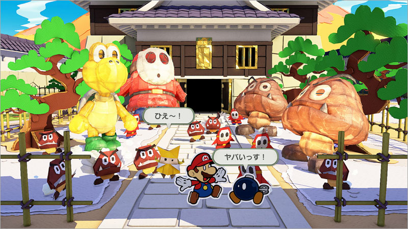 今度はオリガミの世界 Nintendo Switch ペーパーマリオ オリガミキング ゲーム