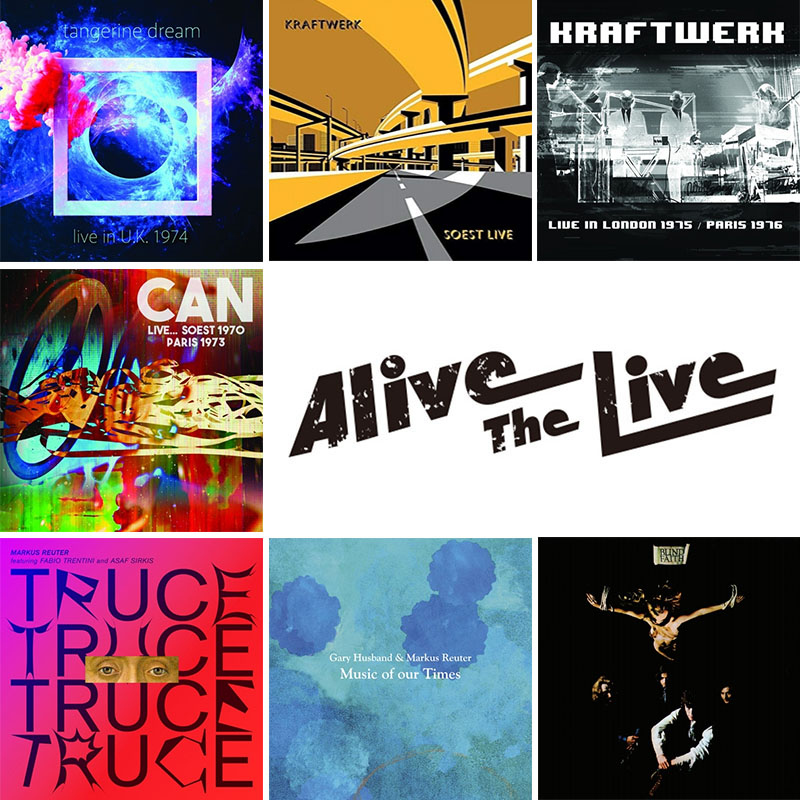 Alive The Liveシリーズ 7月発売第2弾にクラフトワーク、タンジェリン・ドリーム、カン、ブラインド・フェイスなど7タイトル|ロック
