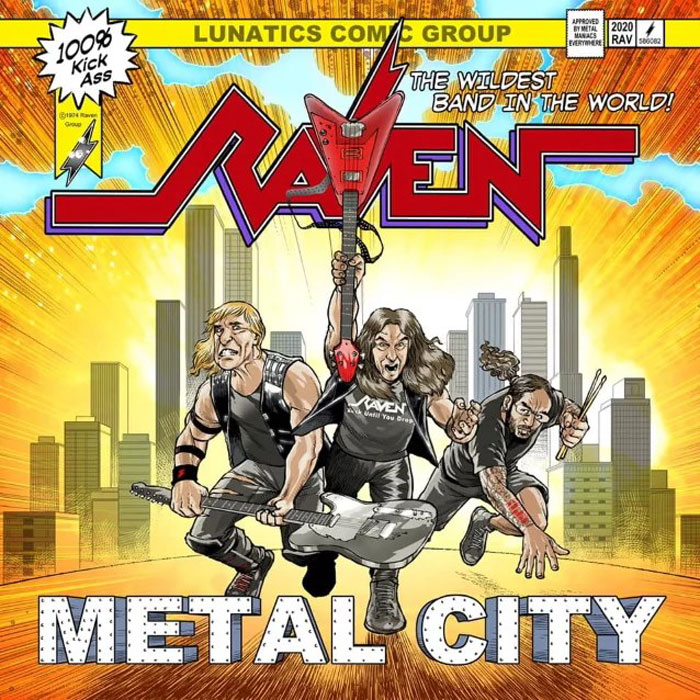 Raven ニューアルバム Metal City ロック