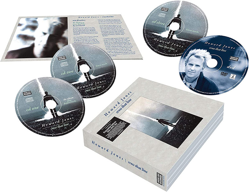 ハワード・ジョーンズ『Cross That Line』3CD＋DVDデラックス盤再発  最新リマスター＆未発表音源大量追加、さらには最新インタビュー／コメンタリー、プロモビデオ収録のDVDを付属|ロック