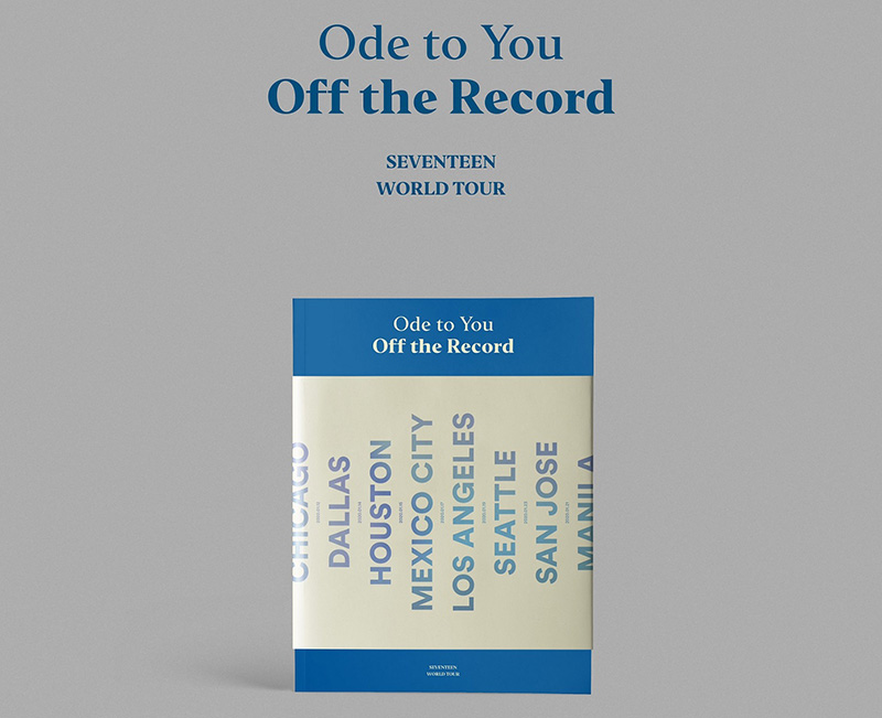 Seventeen フォトブック Seventeen World Tour Ode To You Off The Record 日本語 版をhmv Loppiにて販売 アート エンタメ