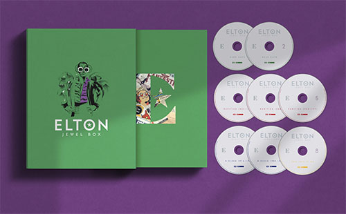 エルトン・ジョン 全148曲収録の8枚組ボックスセット『Elton: Jewel 