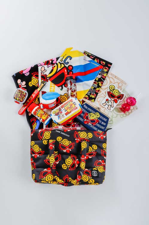 HYSTERIC MINI Quilting Bag Book BLACK Ver.【ローソン・HMV