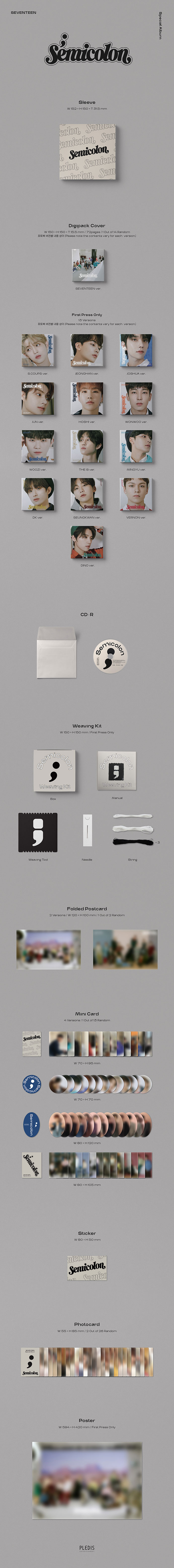 SEVENTEEN Special Album '; [Semicolon]'|韓国・アジア