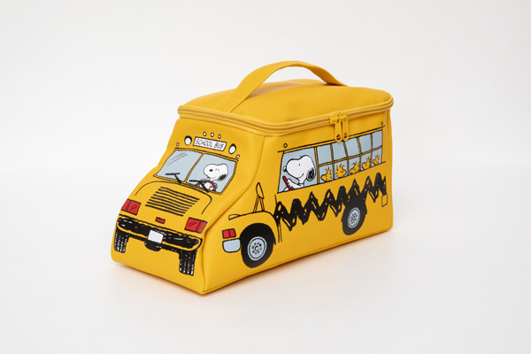 ローソン Hmv限定 Snoopy Bigピクニックバッグ スクールバス型マルチポーチ 実用 ホビー