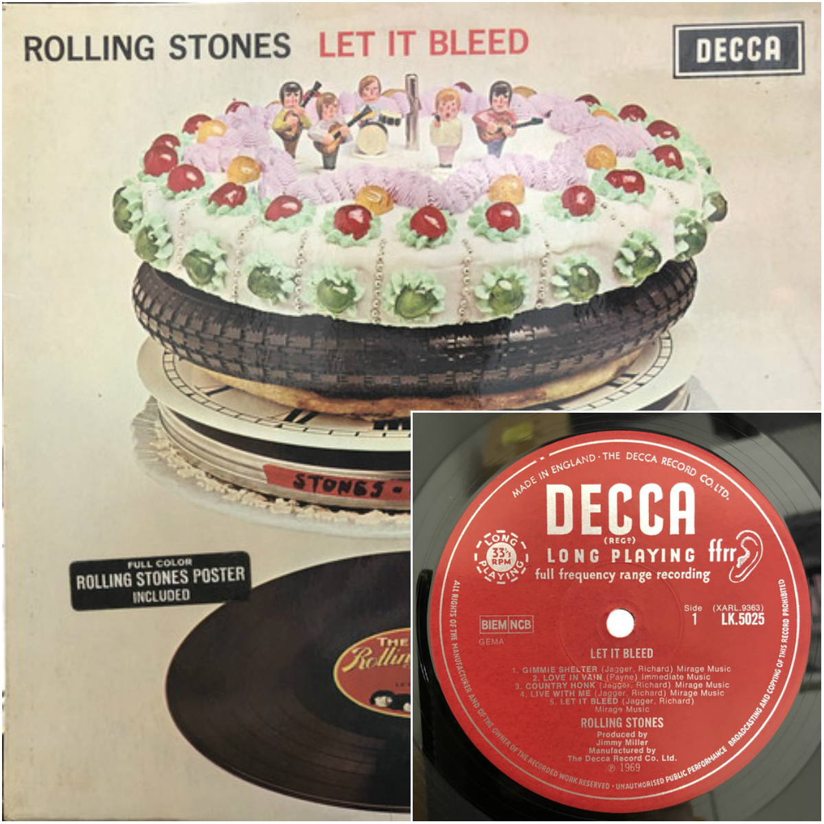 THE ROLLING STONES LET IT BLEED MONO UK初盤 2A-1A geogis.rs