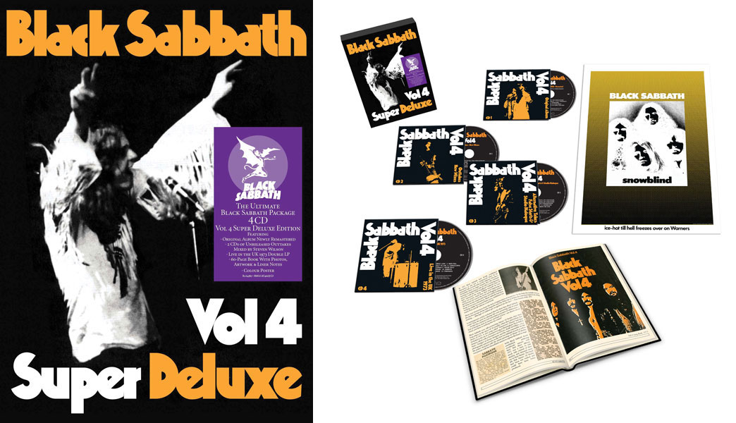 BLACK SABBATH の名盤『VOL. 4』のデラックス・ボックスセット登場