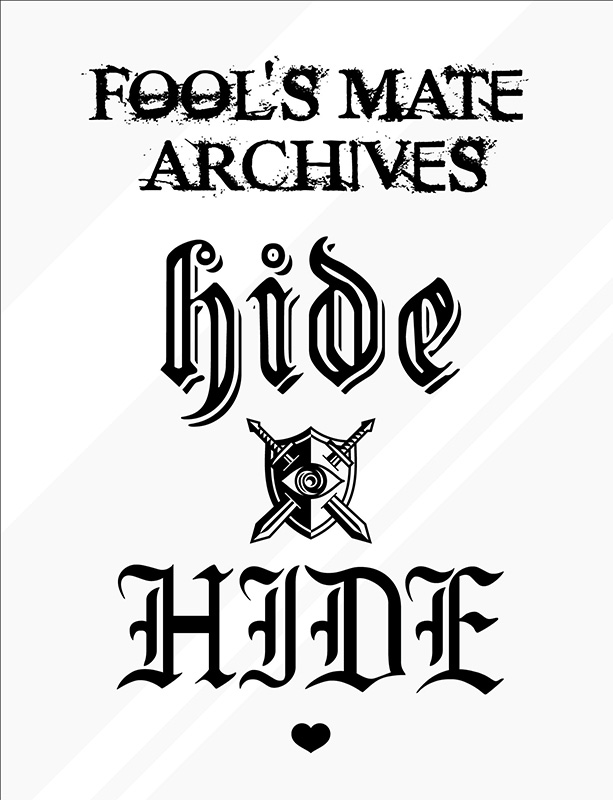 人気ショップ FOOL'S MATE ARCHIVES hide × HIDE millenniumkosovo.org