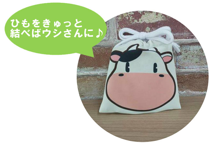新品◆牧場物語 ウシさんのぬいぐるみエコバック オリーブタウンと希望の大地 雑貨 ウシさんのぬいぐるみエコバッグ「Switchソフト 牧場物語