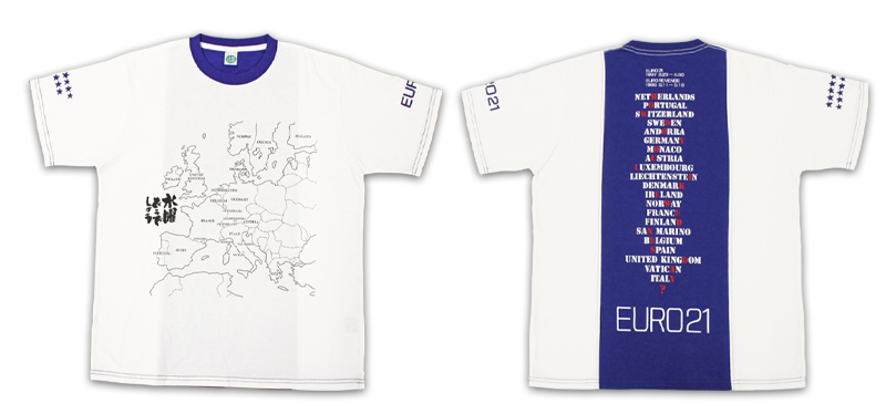 水曜どうでしょう『EURO21Tシャツ』が受付開始！|Loppiオススメ