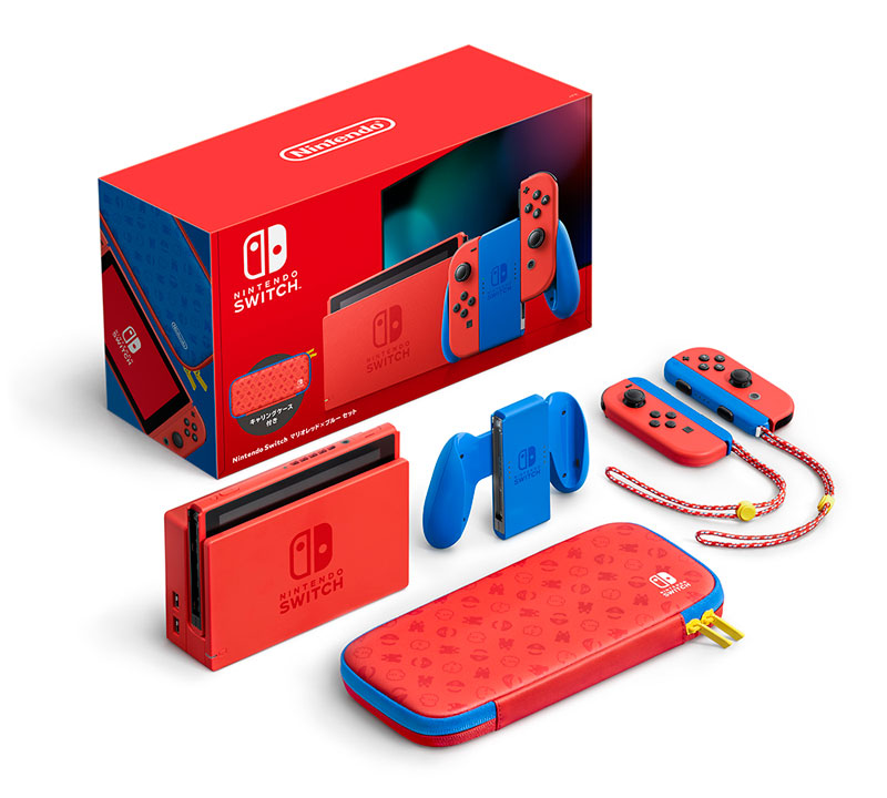 Nintendo Switch本体に新色！「マリオレッド×ブルー」が2月12日発売|ゲーム
