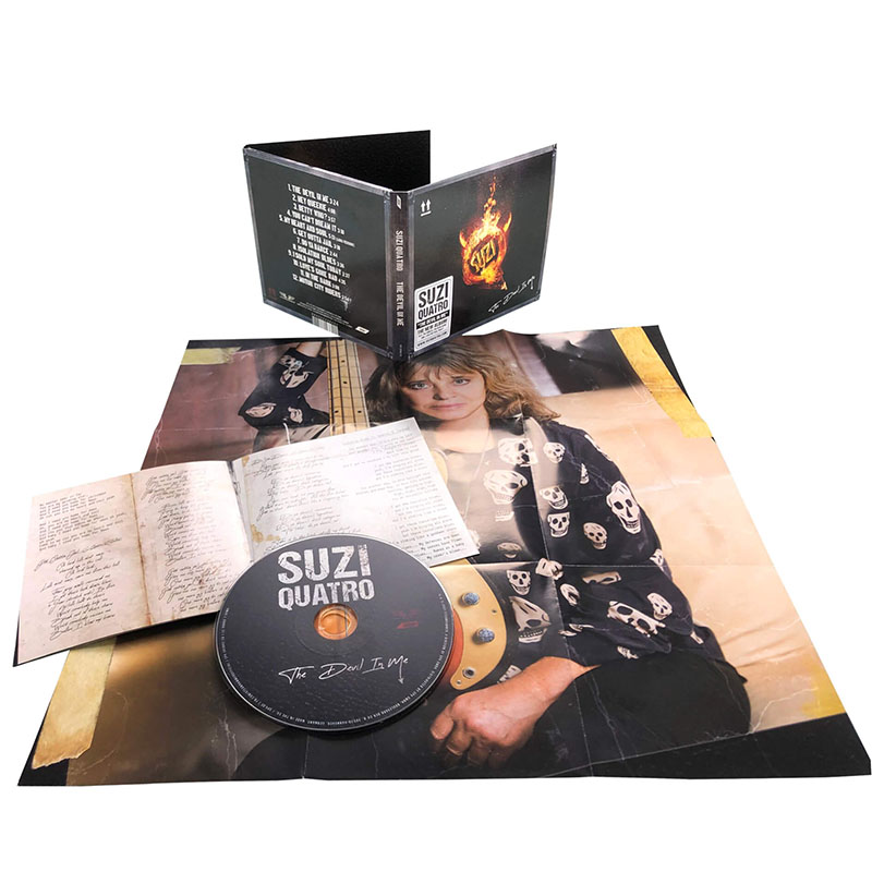 スージー・クアトロ 2年ぶりスタジオアルバム『Devil In Me: スージー