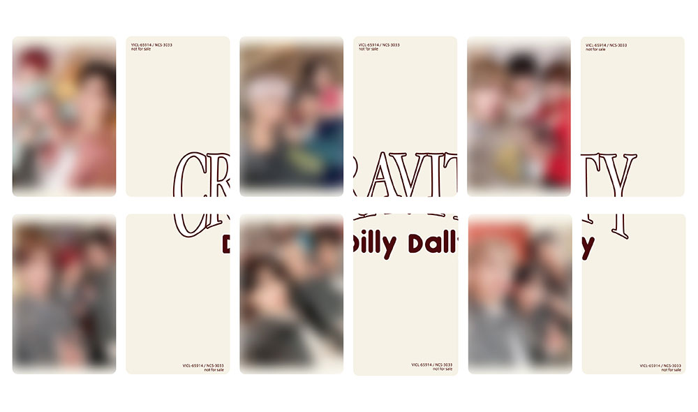 CRAVITY 日本1st EP『Dilly Dally』12月6日(水)リリース《HMV限定特典 