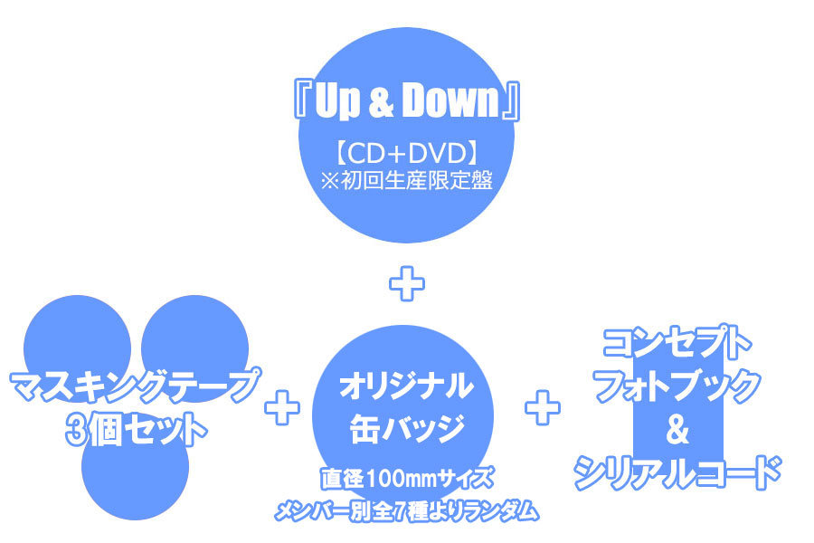 GENERATIONS ニューアルバム『Up & Down』 | Loppi・HMV限定セット