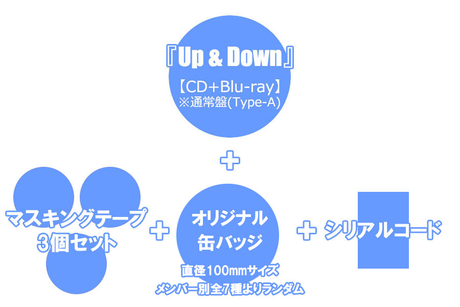 GENERATIONS ニューアルバム『Up & Down』 | Loppi・HMV限定 