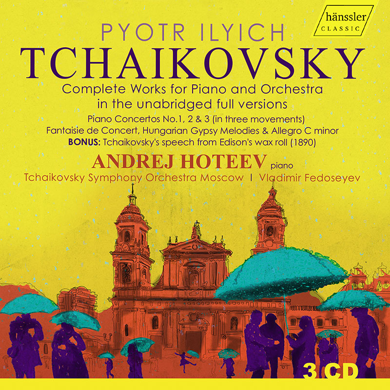 ホテーエフ／チャイコフスキー：ピアノと管弦楽のための作品全集（3CD）|クラシック