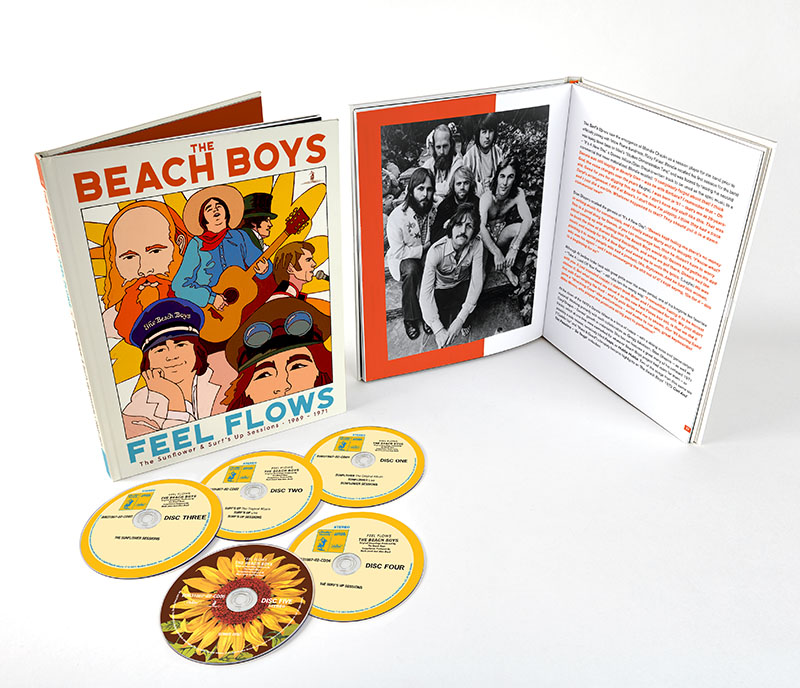 ビーチ・ボーイズ 70年代の名盤『The Sunflower』『Surf's Up 』期の未発表音源108曲を含む全135曲をCD５枚に収録したボックスセットが登場|ロック