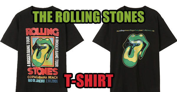 ローリング・ストーンズ ライヴ映像発売記念 公式Tシャツが7月16日（金）発売！|グッズ