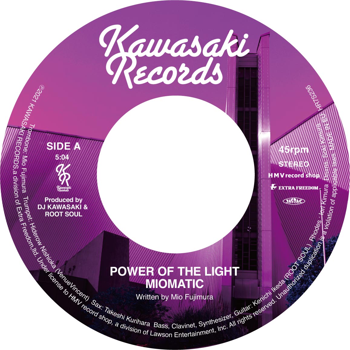 2021.11/27のレコードの日に、KAWASAKI RECORDSより2タイトル同時発売 
