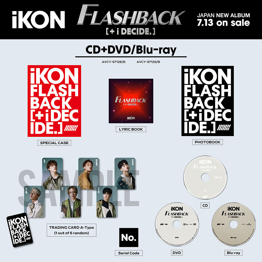 iKON JAPAN NEW ALBUM『FLASHBACK [+ i DECIDE]』7月13日リリース|K 