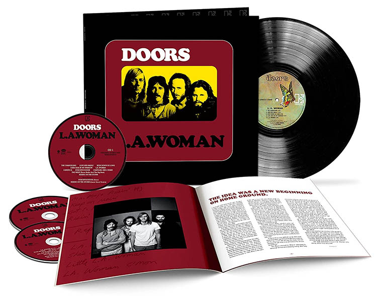 ドアーズ 1971年の傑作『L.A. Woman』50周年記念デラックス盤 「Hyacinth House」の初期デモ音源など  セッションの全貌を明らかにするアウトテイクを２時間以上収録|ロック