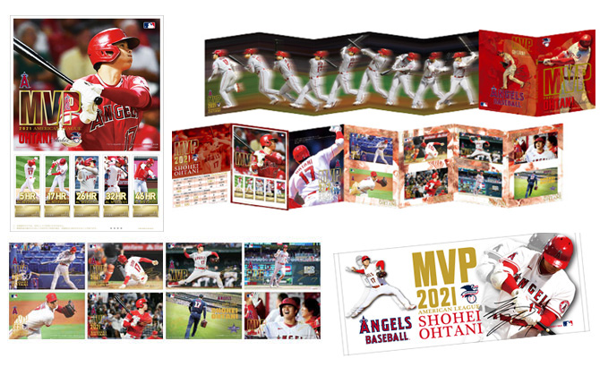 卸売 2021大谷翔平選手MVP 記念プレミアムフレーム（切手別郵送） 記念 