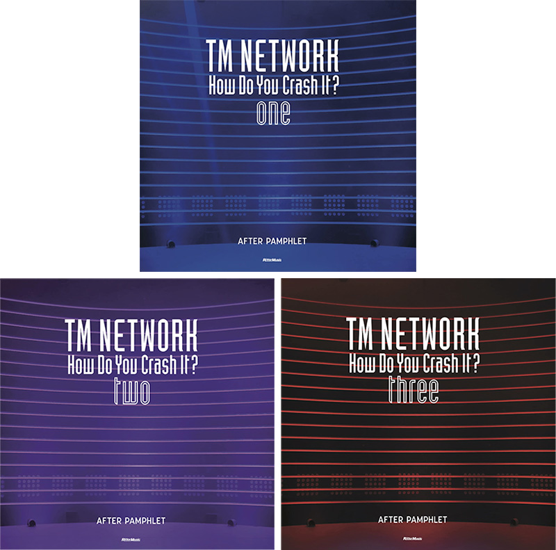 TM NETWORK ライブ写真集『TM NETWORK How Do You Crash It?』全3冊で