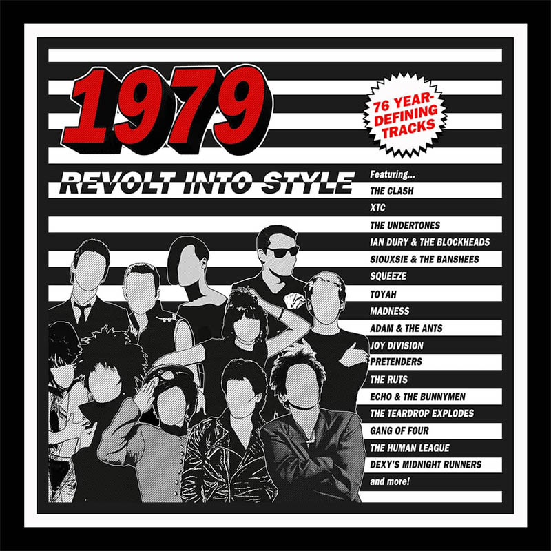 80年代洋楽ファンも注目！「1979年」にスポットを当てたCD３枚組コンピレーション『Revolt Into Style 1979』  ポストパンク～初期ニューウェイヴの名曲・秘曲・レア音源全76曲を収録|ロック