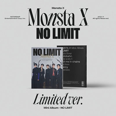 MONSTA X 韓国10thミニアルバム『No Limit』 Limited Ver.がリリース