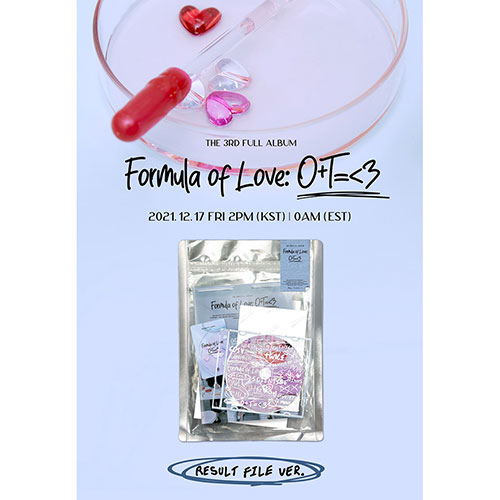 TWICE 3rdフルアルバム『Formula of Love: O+T=<3』にResult file Ver 