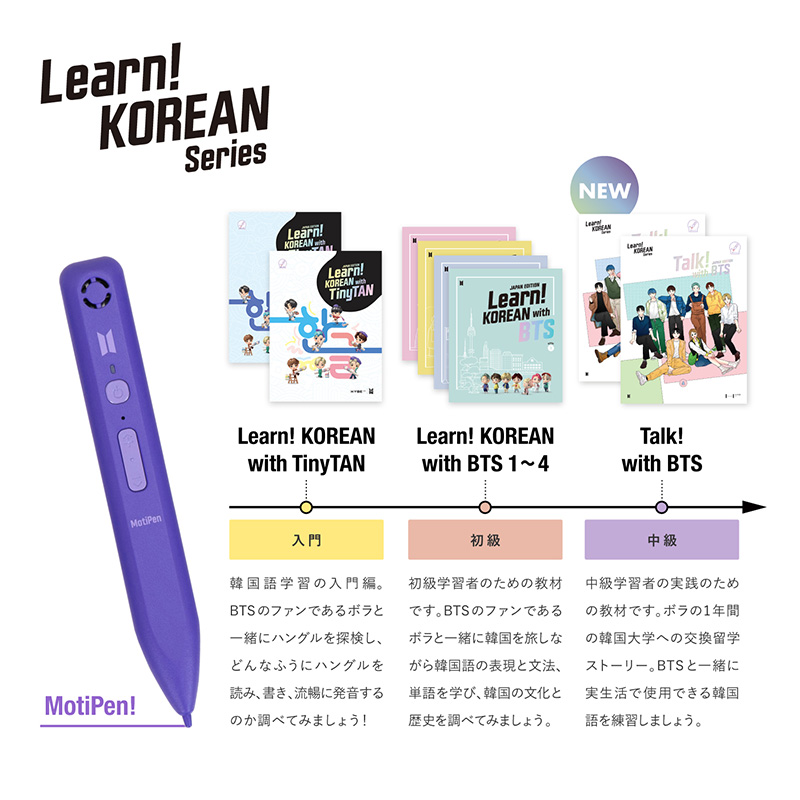 BTS タイニータン 韓国語教材 Japan Education 未使用 - CD