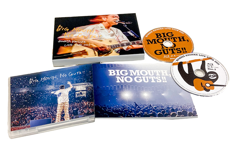 桑田佳祐 DVD & ブルーレイ 『LIVE TOUR 2021「BIG MOUTH, NO GUTS ...