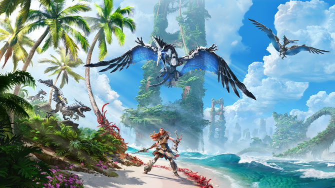 壮大な自然と機械獣 再び Horizon Forbidden West 22年2月18日発売 ゲーム