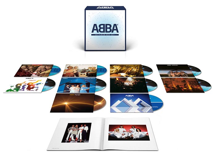 ABBA (アバ)  のキャリアを網羅したCD10枚組コレクション『CDアルバム・ボックス・セット』、入手困難だった映像作品をセットにした『アバ・コンプリート・ビデオ・コレクション』同時発売|ロック