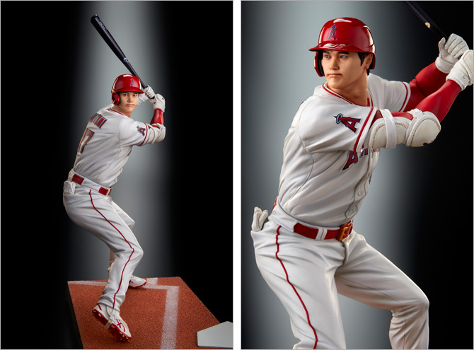 大谷翔平 プレミアムフィギュア 投打2体セット MLB公式ライセンス商品ネームプレートとかでしょうか