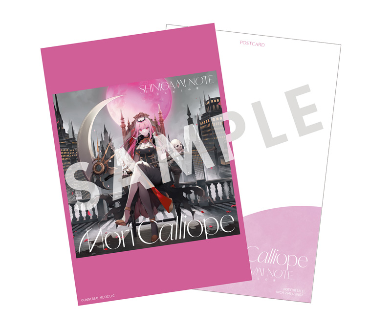 SHINIGAMI NOTE 【初回限定LPサイズ盤】(+DVD) : Mori Calliope