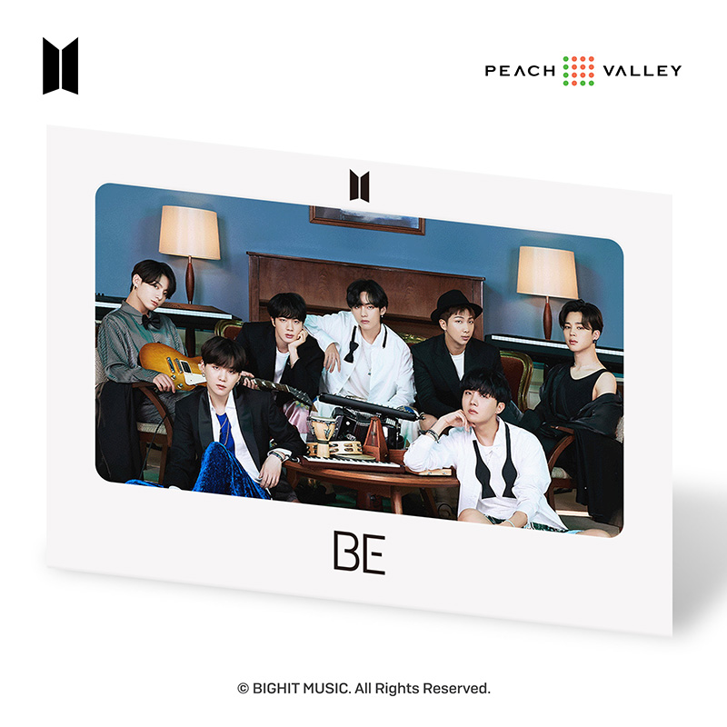 BTS[BE]レンチキュラーフォト』グループ Ver.＆メンバー Ver.の全8種類