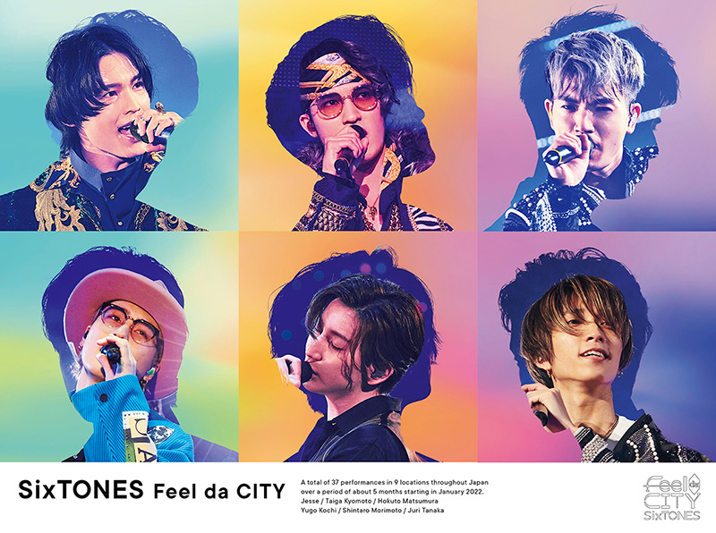 SixTONES 『Feel da CITY』 DVD ＆ ブルーレイ 9/28発売|ジャパニーズ