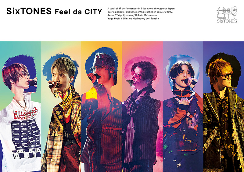 SixTONES 『Feel da CITY』 DVD ＆ ブルーレイ 9/28発売|ジャパニーズ 