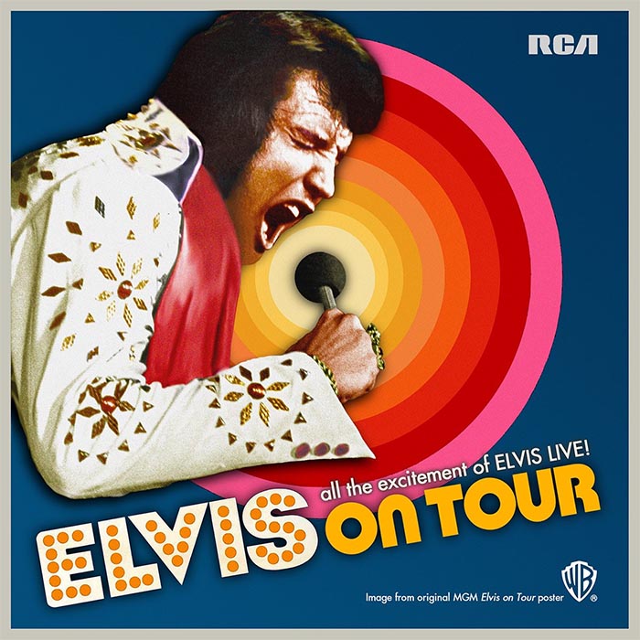 エルヴィス・プレスリー 1972年伝説の全米ツアー50周年企画 CD６枚組＋ブルーレイ『Elvis On Tour』ボックスセット ―  ４公演分の未発表コンサートとRCAレコーディングスタジオでのリハーサル音源を収録|ロック
