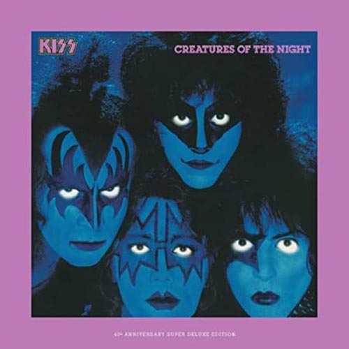 KISS 1982年名盤『Creatures Of The Night』最新リマスター 40周年記念エディション ―  CD５枚組＋ブルーレイオーディオ付属のスーパーデラックス盤には、デモ、アウトテイク、ライヴ音源、ドルビーアトモス／５.１chサラウンドミックスなどを収録|ロック