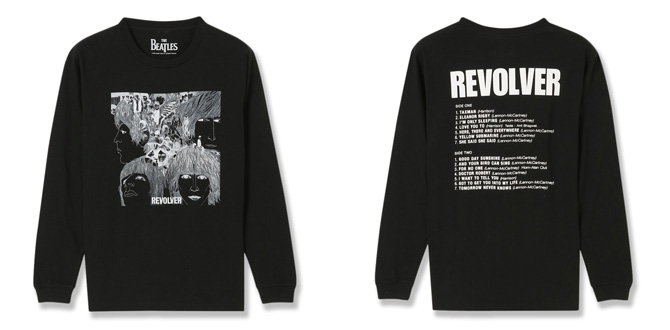 ビートルズ『Revolver Cover Tracklist Tee』発売！|グッズ