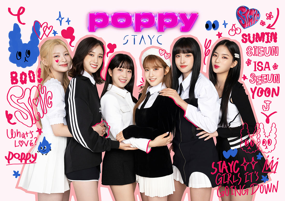 STAYC (ステイシー) Japan Debut Single『POPPY』で11月23日 待望の