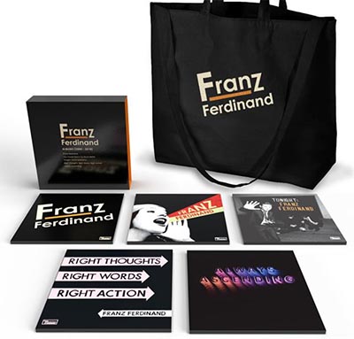 フランツ・フェルディナンド ４年ぶり来日を記念して 全アルバム紙ジャケット再発盤格納＋トートバッグ付き限定ボックスセット『Albums  (2004-2018)』が登場|ロック