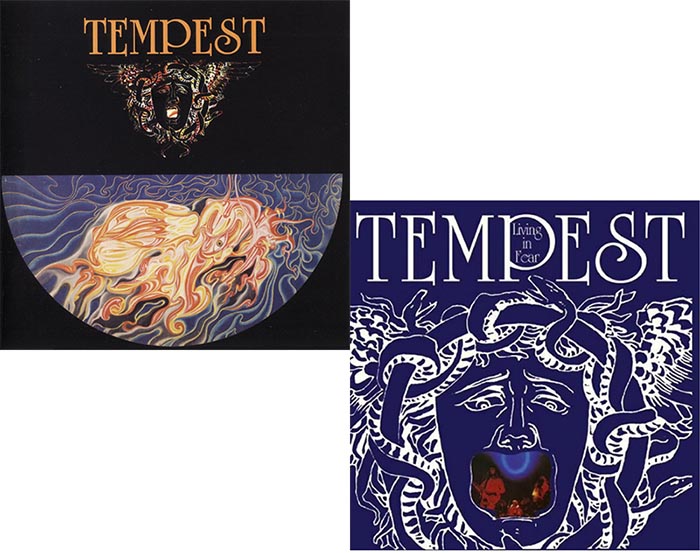 テンペスト『Tempest』『Living in Fear』2022年最新リマスター紙 
