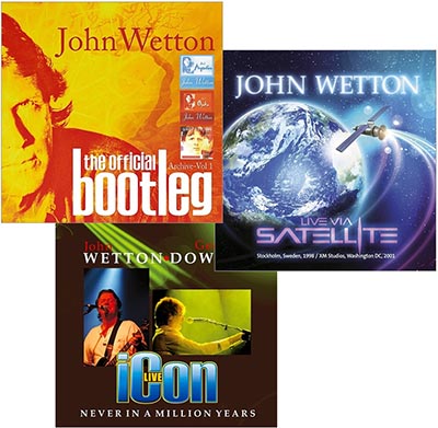 ジョン・ウェットン 貴重ライヴ音源集３タイトルが マーキー／ベル