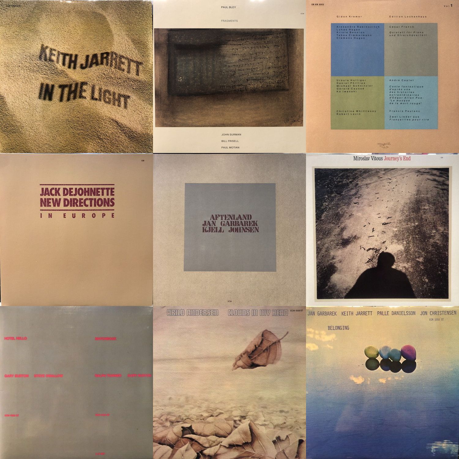 渋谷】2/25(土) JAZZ ECM レーベル祭り！|中古