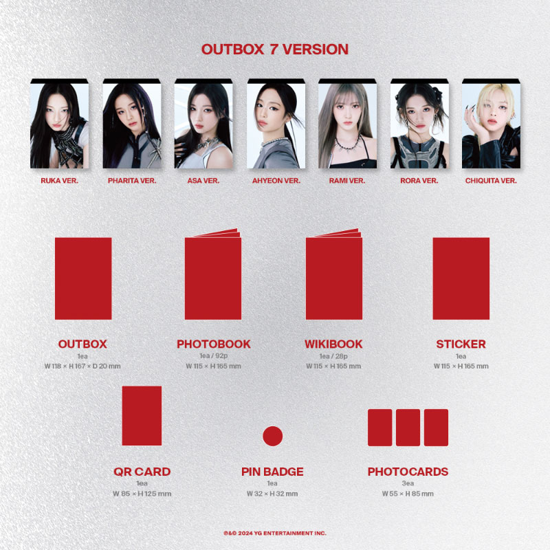 BABYMONSTER 1st MINI ALBUM [BABYMONS7ER] HMV限定特典が決定