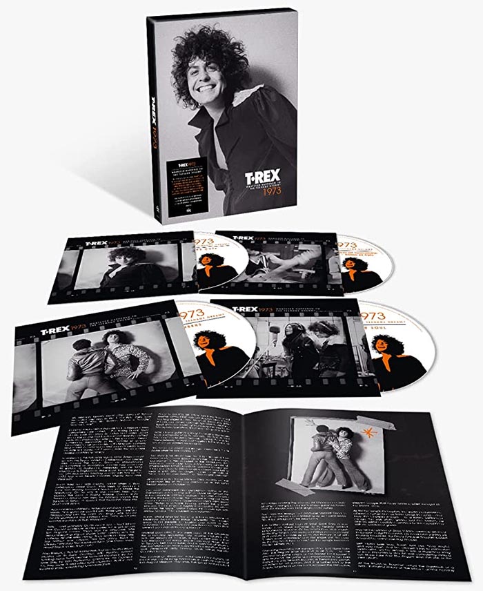 Ｔ・レックス 1973年の重要音源を網羅したCD４枚組ボックスセット『1973』― 名盤『Tanx』『Zinc  Alloy』、シングル「Children of the Revolution」「20th Century  Boy」ほか、シスター・パット・ホールへの提供曲なども一挙収録|ロック